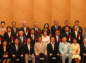 ２００７年　総理大臣表彰　記念撮影　